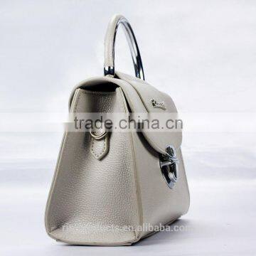 Latest Designer Metal Handle Tote Bags Customized Ladies Crossbody Bag photo-3