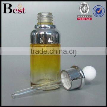 50ml New Products Cosmetic Lotion Essential Oil Perfume Glass Bottle With Silver Aluminum Dropper China Suppiers photo-2