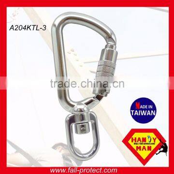 Tool Tether Swivel Aluminum 8kN Safety Hook