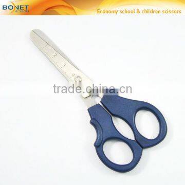 SSC0029 5" New Popular blunt tip scale measure student ruler scissors