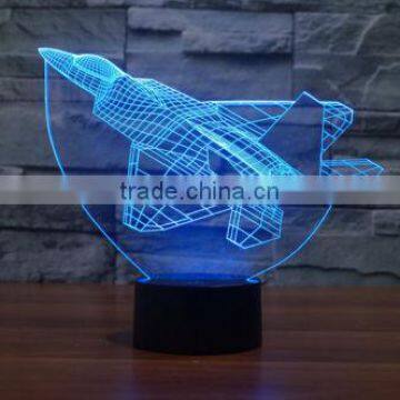 Touch Switch LED Light Home Decor Boys Gift 3D Vision Night Lamp photo-6