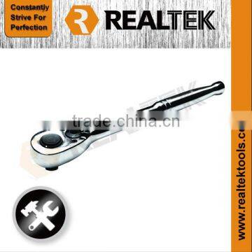 Fully-polished Chrome-plated Reversible Ratchet Handle