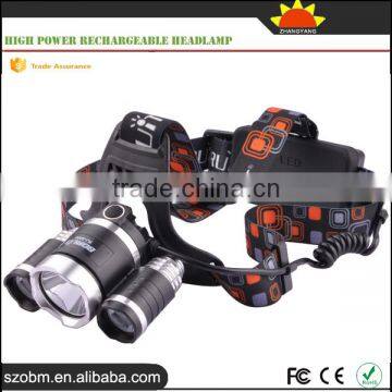 Boruit RJ-3000 T6 LED 920Lm 4 Mode High Power Rechargeable Headlamp photo-5