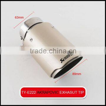 Auto Ss304 Carbon Fiber Akrapovic Muffler Tip in Exhaust Pipe photo-6