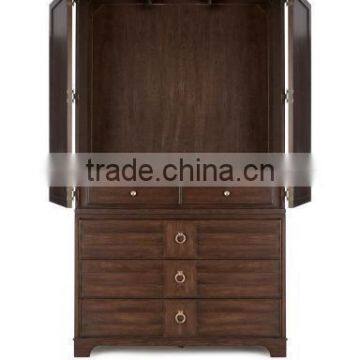 Cabinet Dressing Luxury Walnut Doff Mahogany Wood Furniture photo-5