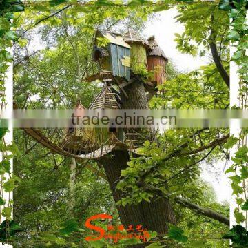 2016 New Design Camping Artificial Tree House for Outdoor Descoration