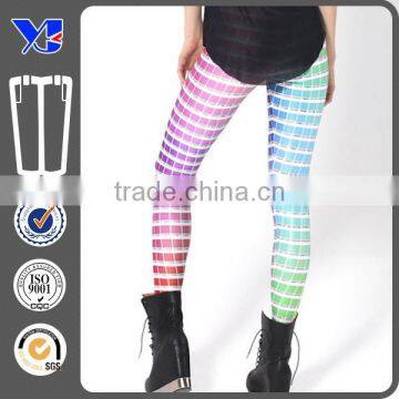 multicolor polyester fashion yoga dancing legging