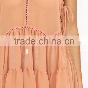 Summer Ruffle Top Designer Blouse Patterns Sleeveless Free Top photo-5