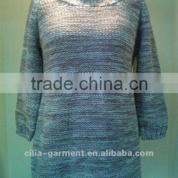 2012 New fashion design ladies knitted sweater