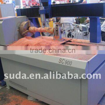 SUDA acrylic making and high precision cylinder cnc engraver machine-SC900