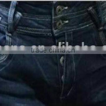 GZY Guangzhou Stock Lots Euramerican Style High Waist Sexy Woman Jeans photo-2