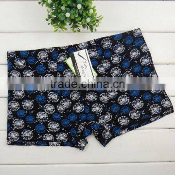 Colorful Geometry Bamboo Fiber Men Pantise Boyshort Wholesale Stock Men Boxer Briefs photo-4