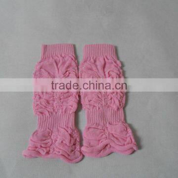 Knitting jacquard kids leg warmers