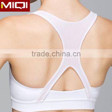 Cheap wholesale top quality mesh sport bra womens fitness apparel sport bra