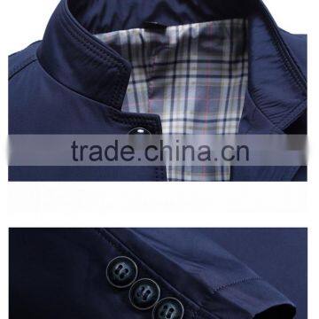 Wholesale Classic Casual Solid Mid Length Jacket For Man photo-3
