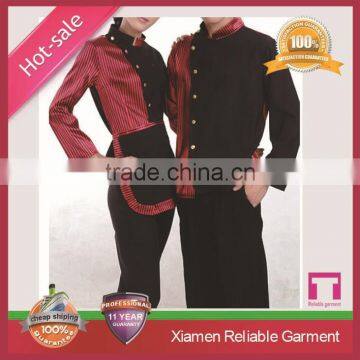 Custom Top Quality Blank Cheap Restaurant Waiter Uniform by Clothing Manufacturer photo-6