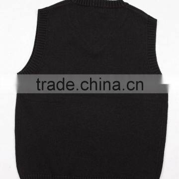 Sleeveless Argyle Top Brand Sweaters Vest For Men photo-2