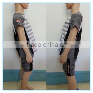 2016 Summer Kids Clothes Boys Clothing Sets Printed Short Sleeve 2 Pcs Children Boy Clothes photo-2