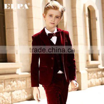 High Quality Velvet Sweat Formal Party Suits for Boys photo-2