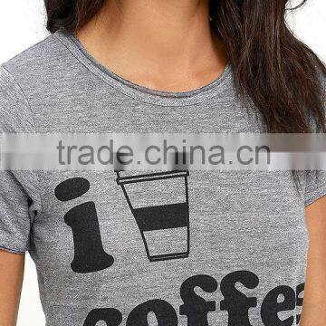 2016 Short Sleeve Custom Printing Tee Shirt Women Fashion t Shirt Wholesale China photo-4