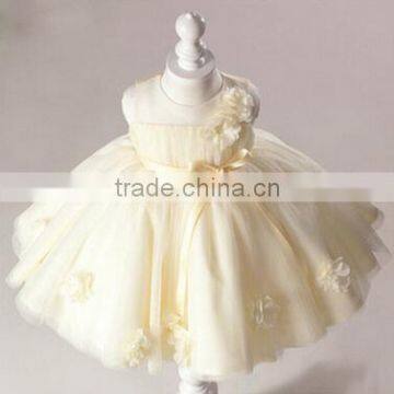 Wholesale European Kids Wear 2015 Spring Red Flower Girl Dress Sewing Patterns photo-2