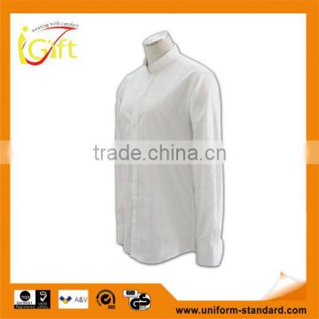 ISO 9001 Audit factory new fashion formal white ladies office shirt