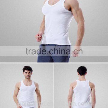 Custom 100% Cotton Blank Tank Top Gym Tank Top Manufacturer