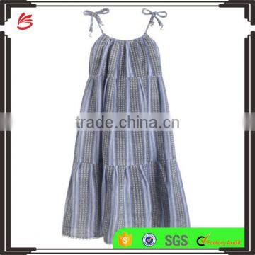 2017 OEM Latest Cotton Frock Design Dresses for 1-5 Year Baby Little Girls Summer Dresses