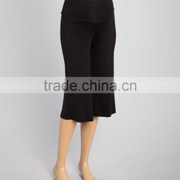 New Summer Maternity Trousers With Black Maternity Gaucho Pants Soft Women Clothes WP80817-8