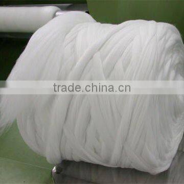 100% Raw White manufatory Virgin Polyester Tops