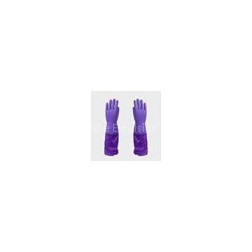 Vinyl Disposable PVC Gloves Customized , Alkali Resistant