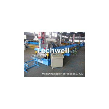 PLC Control Deck Roll Forming Machine For Floor Decking Panel, Metal Decking Sheet