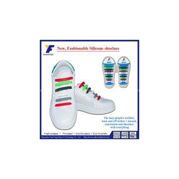 High Quality No Tie Shoe Laces Silicone Lazy Shoe Laces for Christmas Gift