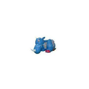 Inflatable Party Bounce House With Slide / Animal Kingdom Bounce House Rentals