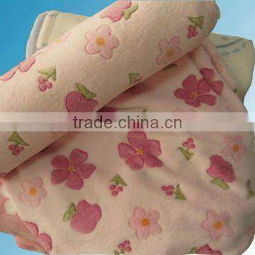 100% Polyester Printed Coral Fleece Blanket