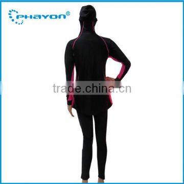 <OEM Service>Swimsuit for Women Design One Piece Short-sleeve surfing suit Sun Protection