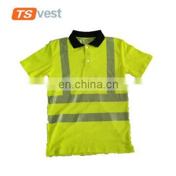 High visibility comfortable and softly safety T-shirt for sports