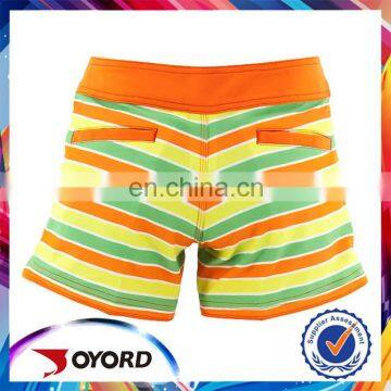 Wholesale Colorful Striped Kid Swim Shorts photo-4