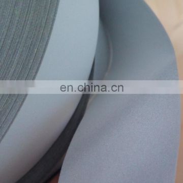 High Visibility Gray Ployester Reflective Clear Material Fabric Tape