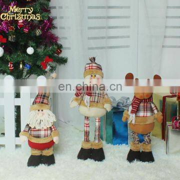 Unique Gifts Flexible Santa Claus Snowman Elk Doll Christmas Decoration