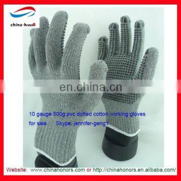 Western Safety Gloves Safety Working Gloves/string Knit Work Gloves photo-5