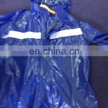 Maiyu Waterproof Pvc Plastic Raincoat With Reflective Tape photo-2