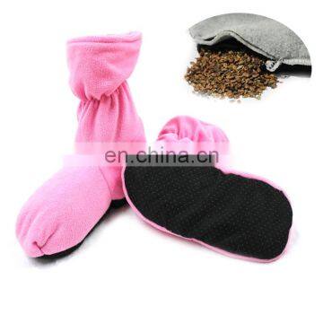 Winter Herbal Seed Booties Microwave Warm Slippers