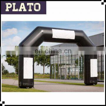 Hot! inflatable black standard arch, entrance arch gate for advertising