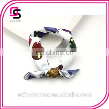 Korean silk scarves scarf female single high-end fashion temperament all-match models