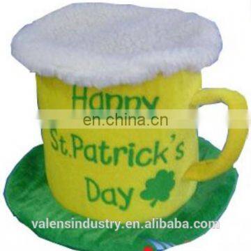 OEM wholesale Funny Event & Party Supply St. Patricks Day Green Leprechaun Top Hat for buckle Fancy Dress Costume