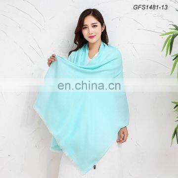 2017 winter new style cotton material solid color shawl scarf