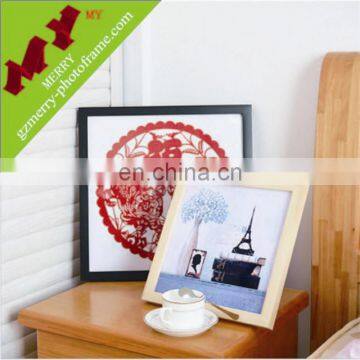 Good delivery time fashion wood square picture frame wholesale