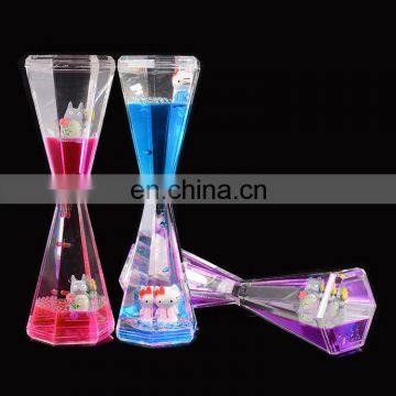 High standard acrylic plastic industrial drops of oil sand timer desktop furnishing articles