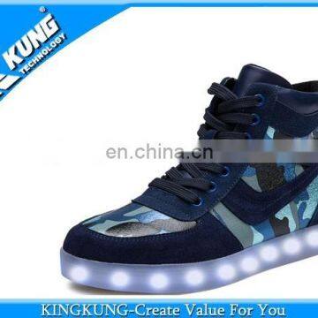 New design high camouflage LED shoes